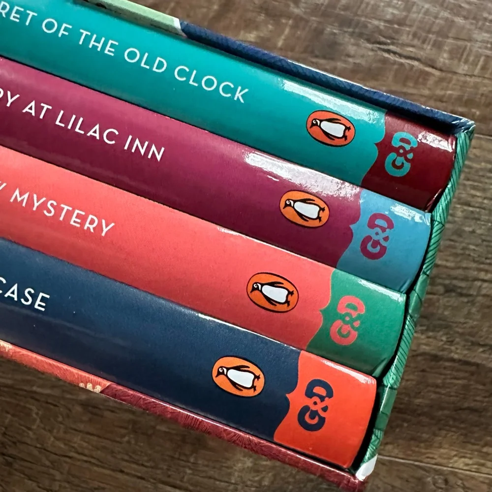 Nancy Drew Mystery Stories Books 1-4 Multicolor Set
